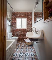 Either go for exposed brick tiled walls or fake brick tiles. Memories And Meaning A Bathroom Renovation In Denver S Park Hill Neighborhood The Colorado Nest