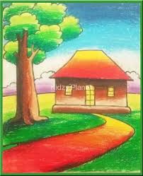 Scenery Drawing For Kids Oil Pastel Novocom Top Easy morning scenery drawing | how to draw easy scenery for beginners step by step this topics included :