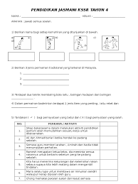 Soalan sejarah tahun 5 via www.slideshare.net. Lembaran Kerja Pendidikan Jasmani Kssr Tahun 4