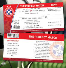 Football Soccer Tickets Wedding Invitations Perfect Match Http Www Wedfe Ticket Wedding Invitations Soccer Wedding Invitations Wedding Invitation Card Design