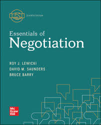 Essentials Of Negotiation