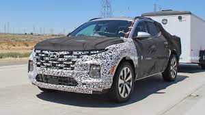 2022 hyundai santa cruz new spy photos. Hyundai Santa Cruz Pickup Spied With Less Camo Than Ever