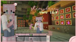 De quick bwown fox jumped ovew the wazy dog. Strawberry Uwu 16x Mcpe Pvp Texture Pack Texture Review 15 Youtube