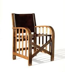 Ralph Lauren Sheltering Sky Dining Chair Retired Vintage Cedar Finish Distressed Leather Seat And Back Nail Trim O Furniture Leather Seat Dining Chairs