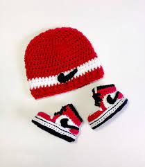 Crochet Jordans Crochet Baby Hat Shoes Crochet Baby Nike Baby Nike Set Baby S Crochet Baby Shoes Free Pattern Crochet Shoes Pattern Crochet Baby Shoes