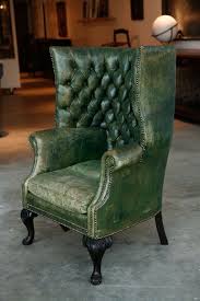 Key features • hand tufted chesterfield style recliner • 1.9 density high resiliency wrapped seat cushions • choice of seat wrap polyfiber/dacron (firmer) or down feather (softer) • seat cushion. A Pair Of English Tufted Library Chairs 1stdibs Com Vintage Living Room Furniture High Back Chairs