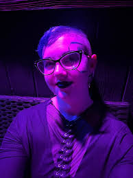 Cyberpunk makeup look with stubborn stains