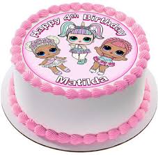 Lol Dolls Cake Funny Birthday Cakes Doll Birthday Cake Lol Doll Cake