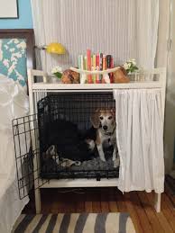 Dog Crate And Bedside Table Ikea Hackers Dog Crate Furniture Ikea Dog Diy Dog Crate