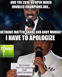Watch bethanie mattek sands online. Tennis Memes On Twitter Murray And Mattek Sands Have Won The Usopen Mixed Doubles Title
