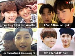 I love park bo gum and i even told everyone that i'd marry him but jimin came out of nowhere and wrecked my marriage and that's another thing :joy: I Purple V Butter1onhot100 On Twitter Bts V Park Bo Gum 3