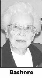 MARGARETTE BASHORE Obituary (2015)