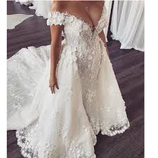 Detachable Skirt Wedding Dress Lace Applique Wedding Dress Bridal Dresses Lace Detachable Train Wedding Dress Lace Applique Wedding Dress