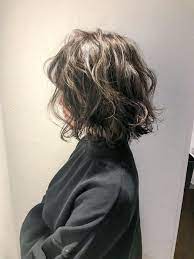 フワフワボブ ボブ パーマ 40代 髪型 ボブ ボブパーマ