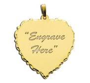 Make a 14k necklace personal by adding your name, the name of someone you love or the coordinates of a place that is important to you. Engraved Pendants Engravable Charms Personalized Pendants Charms