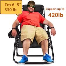 Oversize Supports 400 Lbs Extra Wide Zero Gravity Chair With Holder Walmart Com In 2020 Folding Beach Chair Patio Lounge Chairs Zero Gravity Chair