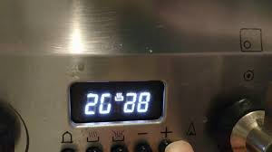 The eco function is great for cooking small quantities of food. Smeg Oven How To Set The Time Youtube