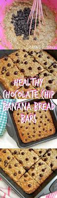 Healthy Chocolate Chip Banana Bread Bars Ceara S Kitchen Banana Bread Bars Tasty Ingredients Healthy Chocolate Chip