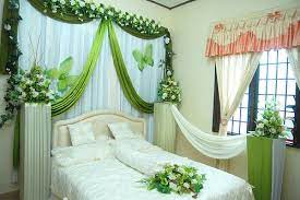 Green Bridal Bedroom Do It Yourself Tips On Designing Bridal Room Wedding Bedroom Wedding Room Decorations Romantic Bedroom