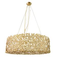 Black And Gold Ring Chandelier The Elegant Eternity Chandelier Features Clear Crystals With A Polished Brass Or Stainless Steel Finish A Black Hills Gold Jewelry Black Hills Gold Gold Design