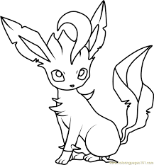 If your child loves interacting. Leafeon Pokemon Coloring Page For Kids Free Pokemon Printable Coloring Pages Online For Kids Coloringpages101 Com Coloring Pages For Kids