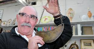 Aboriginal breastplate, Glover painting up for auction at Tullochs