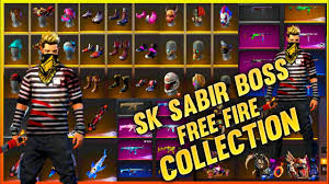 You can find them there on youtube and you can enjoy their gameplay. Sk Sabir Boss Free Fire Full Collection Free Fire Legend Sk Sabir Boss Id Collection Mangesh Gaming Youtube