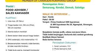 Check spelling or type a new query. Lowongan Kerja Prima Freshmart Semarang Agustus 2021