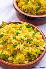 Reduce the heat to low, cover, and simmer for 20 minutes, or until the rice is tender and the liquid is absorbed. Indian Saffron Yellow Rice Pilaf