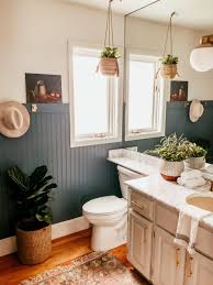 Diy Beadboard Wall Anita Yokota In 2020 Modern Bathroom Renovations Bead Board Walls White Beadboard
