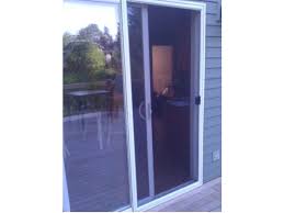 Door screens with a combined frame: Photo Gallery Find Your Window Door Types Screenman Mobile Screening Service