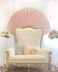 Princess Of The Ocean Baby Shower Chair For Mommy To Be Ocean Baby Showers Baby Shower Chair Mermaid Baby Shower Theme