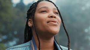 413 Misty Woods Girl Stock Video Footage