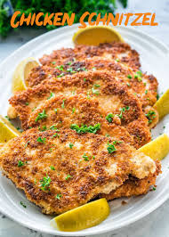 Chicken Schnitzel Schnitzel Rezepte Hahnchenschnitzel Huhnchenrezepte