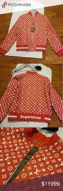 Louis Vuitton X Supreme Leather Jacket Sz L 52 Firm Price Louis Vuitton X Supreme Leather Blouson Jacket Size Clothes Design Fashion Design Leather Jacket