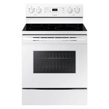 Electric range comparison ge cosmos frigidaire frigidaire ffef3048ls ge ps920sfss ge best electric range. Samsung Ne59m4320sw Aa 5 9 Cu Ft Freestanding Electric Range With Warming Center White