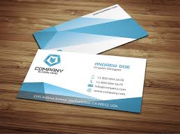 Blue Creative Horizontal Business Cards Business Card Template Stylish Business Cards Business Card Design