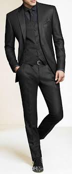 Men Slim Fit Suits Custom Made Charcoal Grey Groom Suit Bespoke Tailor Wedding Suits For Men Mens Wedding Tuxedos Suits H67 Mens Wear Suit Jacket From Liguosh Wedding Suits Men Well