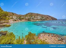View of a Small Beautiful Sandy Beach with Clear Turquoise Water Editorial  Photography
