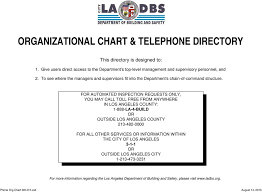 Organizational Chart Telephone Directory Pdf Free Download