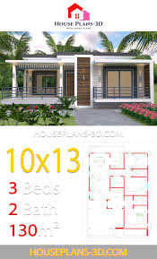 3 bedroom bungalow house designs modern bungalow floor plan 3d small. Modern 3 Bedroom House Plans 3d