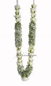 Hd to 4k quality, all ready for download! Available Online Designer White Rose And Baby S Breath Flower Garland 1 Pair Flower Fashion India