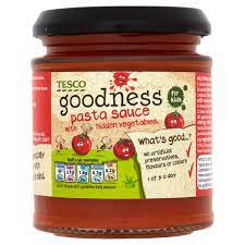 Tesco Goodness Pasta Sauce With Hidden Vegetables Good For Kids Fullofgoodness