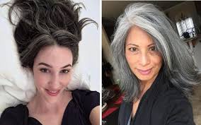 La gamma londacolor garantisce un colore intenso e omogeneo e camuffa bene i capelli bianchi. 50 Bellissime Donne Che Hanno Deciso Di Non Fare Piu La Tinta