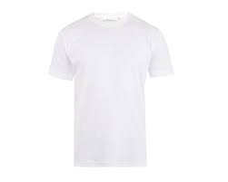 These plain white cotton t shirts are soft on the skin and breath well, ideal just to wear plain or have it customised. Plain White Ribbed Neck T Shirt Double Two