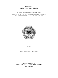 Documents similar to contoh proposal study kelayakan bisnis. Doc Proposal Studi Kelayakan Bisnis Gino Gebastian Academia Edu