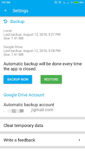 Reeline New Version Allow You To Backup Your Data To Your Google Drive Account Enjoy Reeline Dailyfinance Finance Google Drive Finance Google Play Store