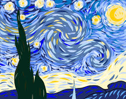 Create party later create party now. The Starry Night Created With Illustrator On Ipad On Behance