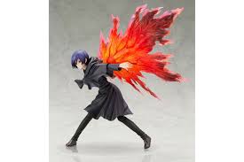 The anime character touka kirishima is a teen with to neck length purple hair and blue eyes. Artfx J Tokyo Ghoul Re Touka Kirishima 1 8 Kotobukiya Mykombini