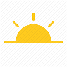 Morning Sun Sunrise Sunset Weather Icon Download On Iconfinder Weather Icons Icon Sunset